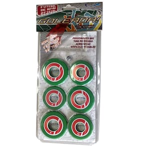 Jogo para Futebol de Botão Klopf 34098 - Verde/Vermelho