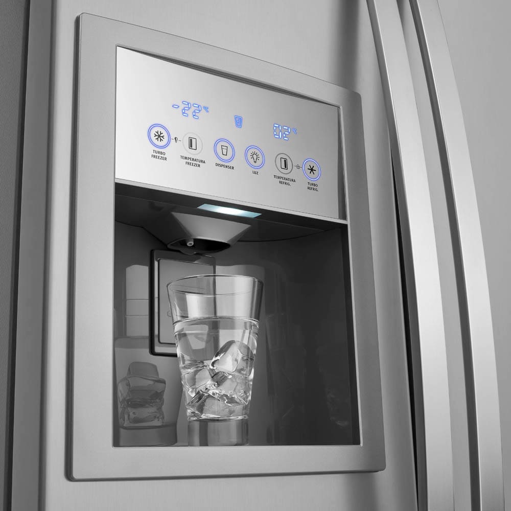Refrigerador Electrolux Side Inverse SS72X Titanium | Casas Bahia