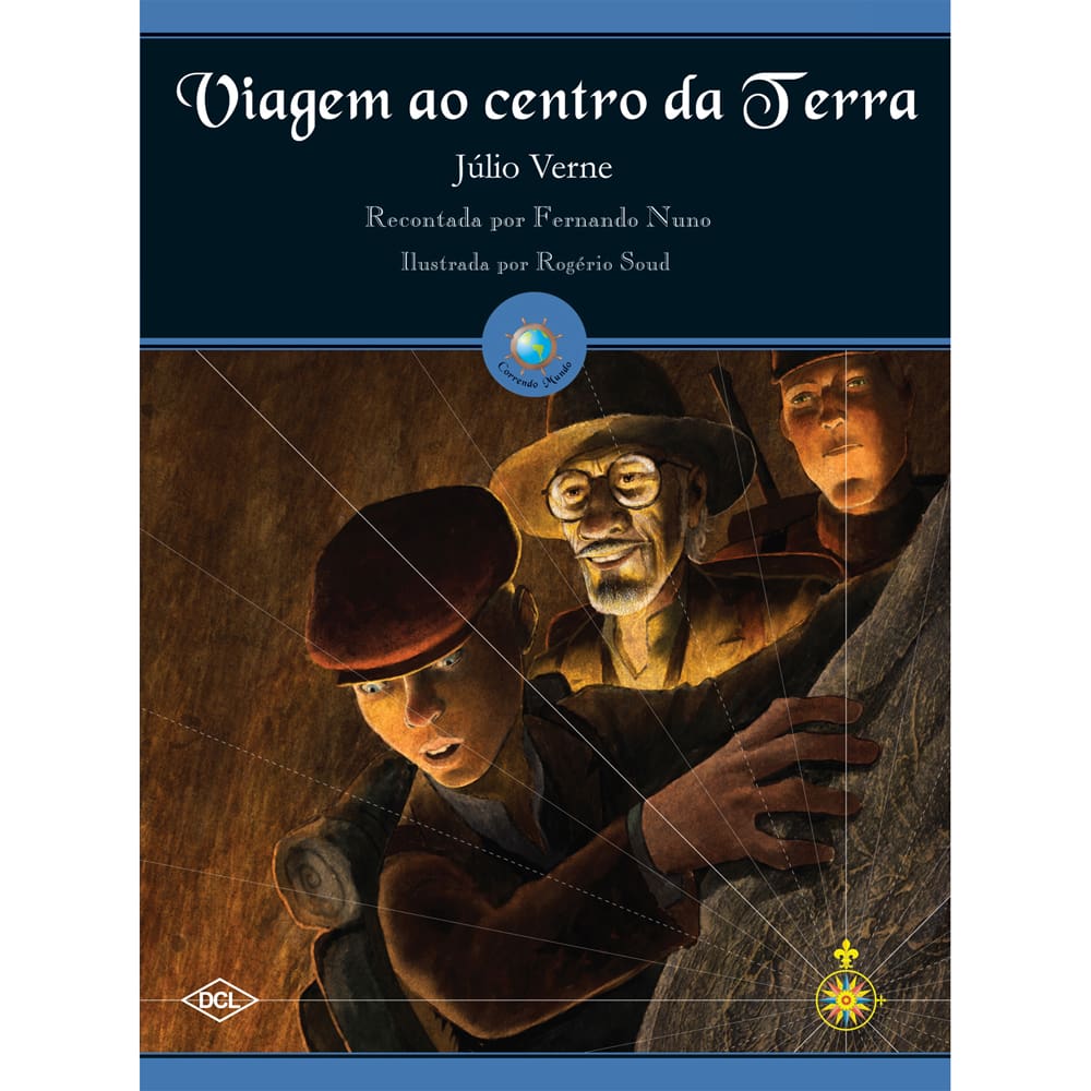 Livro - Correndo Mundo - Viagem ao Centro da Terra - Júlio Verne