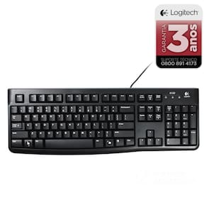 Teclado Logitech K120 USB - Preto