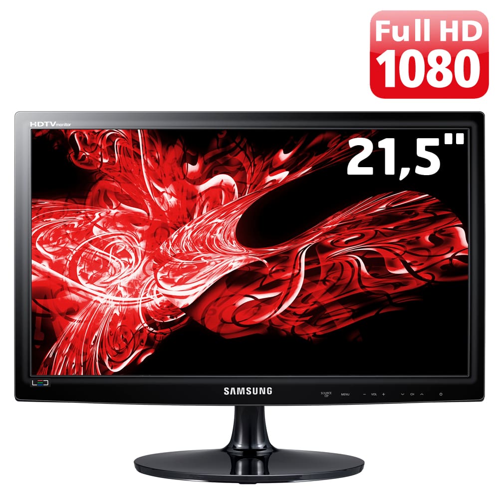 TV Monitor 21,5” LED Samsung T22B300 | Casas Bahia