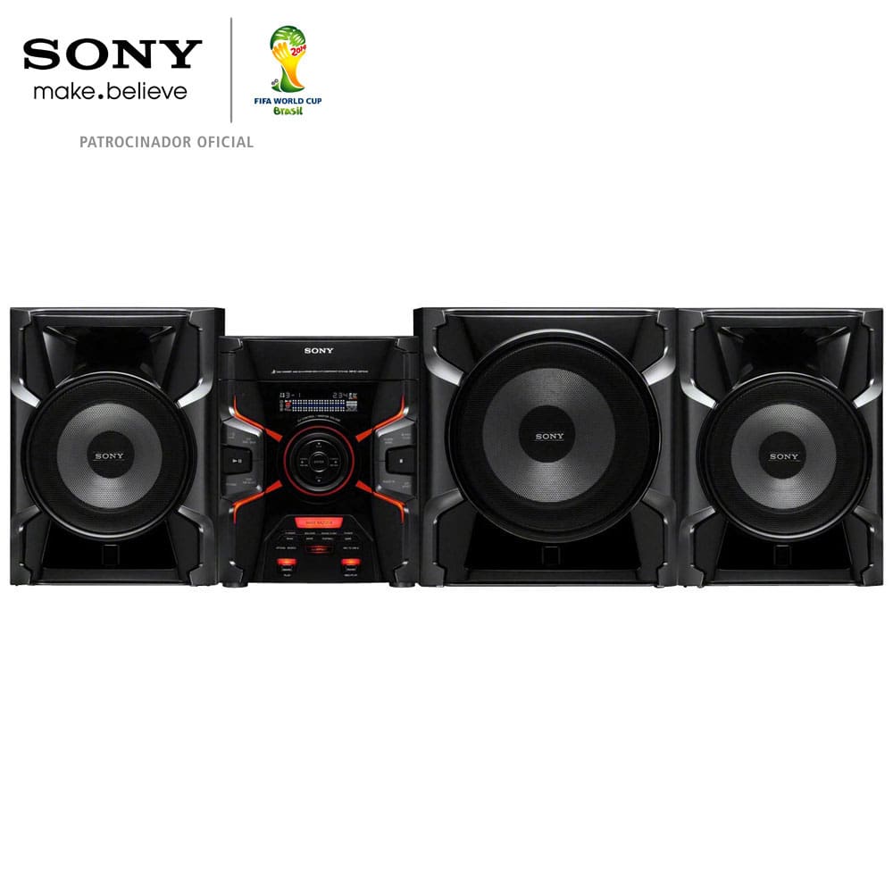 Mini System Sony Genezi MHC-GPX5 com MP3, | Casas Bahia