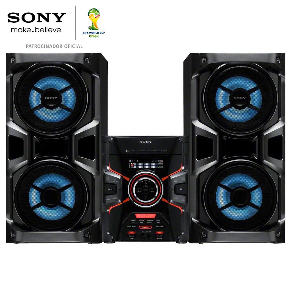 Mini System Sony Genezi MHC-GPX7 com MP3, | Casas Bahia