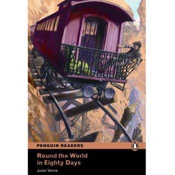 Round the World in Eight Days Book and MP3 Pack - Jules Verne