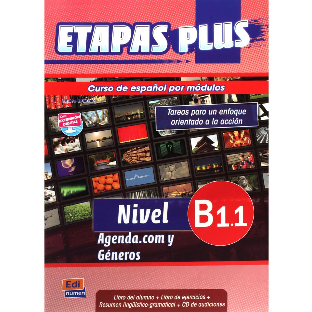 Livro + CD - Etapa Plus B1.1 - Equipo Entinema