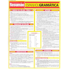 Resumão - Espanhol: Gramática - Cássia Maria Caramigo Girólamo