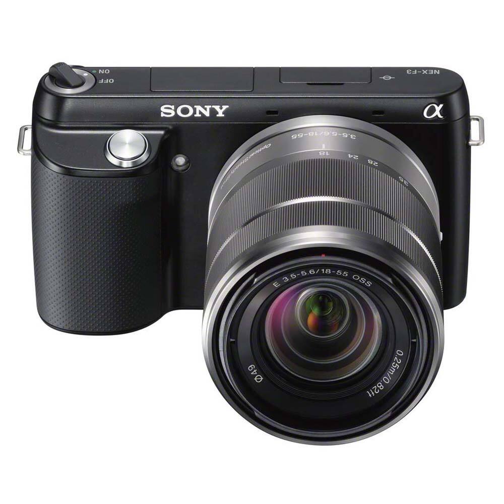 Câmera Digital Sony NEX-F3 Preta com 16.1MP, | Casas Bahia