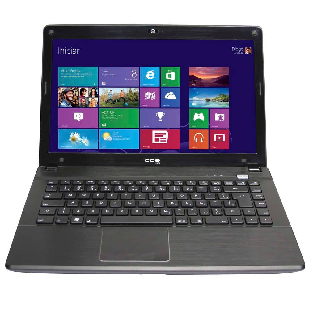 Notebook CCE X745 com Intel® Core™ i7-3612QM, | Casas Bahia