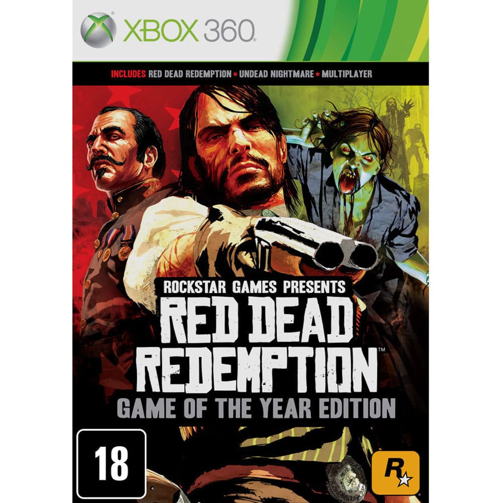 Red dead redemption edicao jogo do ano goty xbox 360 xbox one