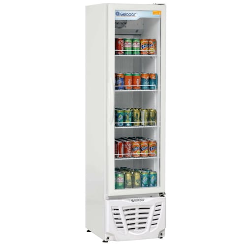 Refrigerador Vertical Gelopar Frost Free GPTU-230 Branco com Controle de Temperatura e Porta com Fechamento Automático - 230 L Menor preço em Refrigerador Vertical Gelopar Frost Free GPTU-230 Branco com Controle de Temperatura e Porta com Fechamento Automático - 230 L