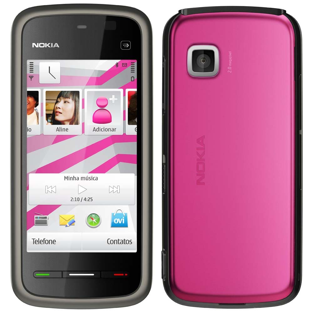 Celular Desbloqueado Nokia 5233 Rosa c/ | Casas Bahia