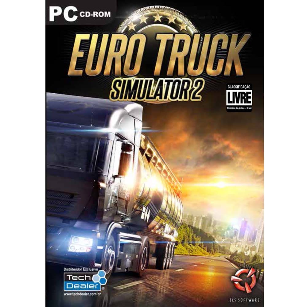 海外版→PC→Euro Truck Simulator 2 Jogo Euro Truck: Simulator 2 - PC | Casas Bahia