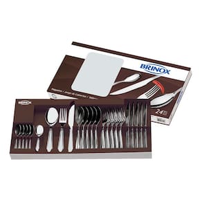 Faqueiro Brinox Bellagio em Aço Inox 5103/102 - 24 peças