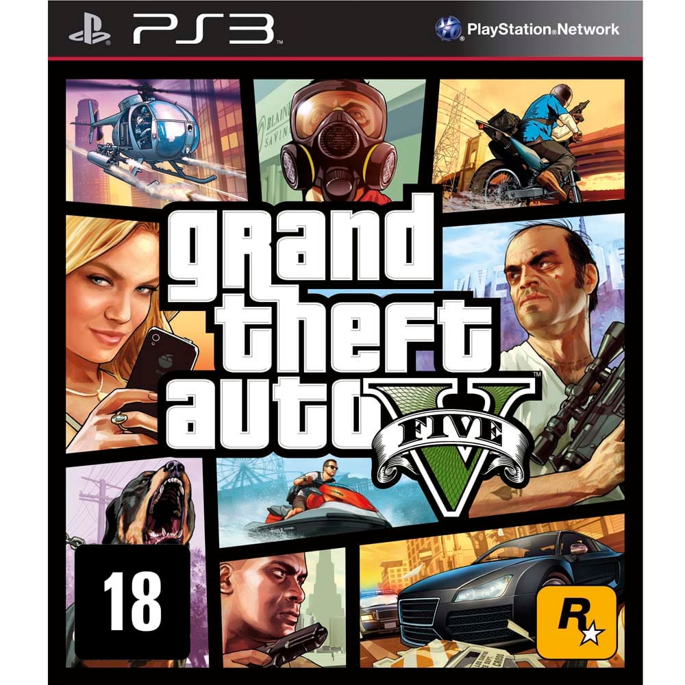 Jogo Lacrado Novo Grand Theft Auto V Gta 5 Para Xbox 360 em