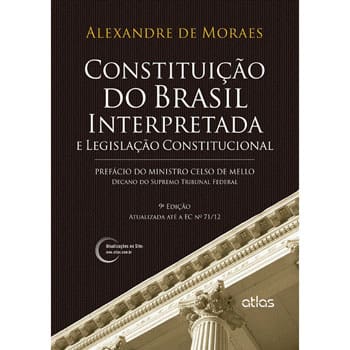 imagem-Livro - Constituição do Brasil Interpretada e Legislação Constitucional - 9ª Edição - 2013 - Alexandre de Moraes