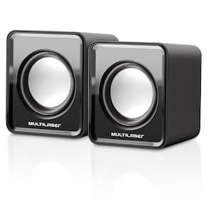Caixa de Som Multilaser 20 Mini 3W RMS SP144 - Preto