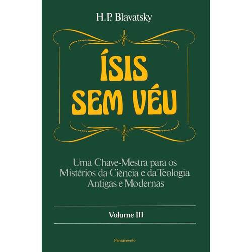 imagem-Livro - Ísis Sem Véu - Volume 03