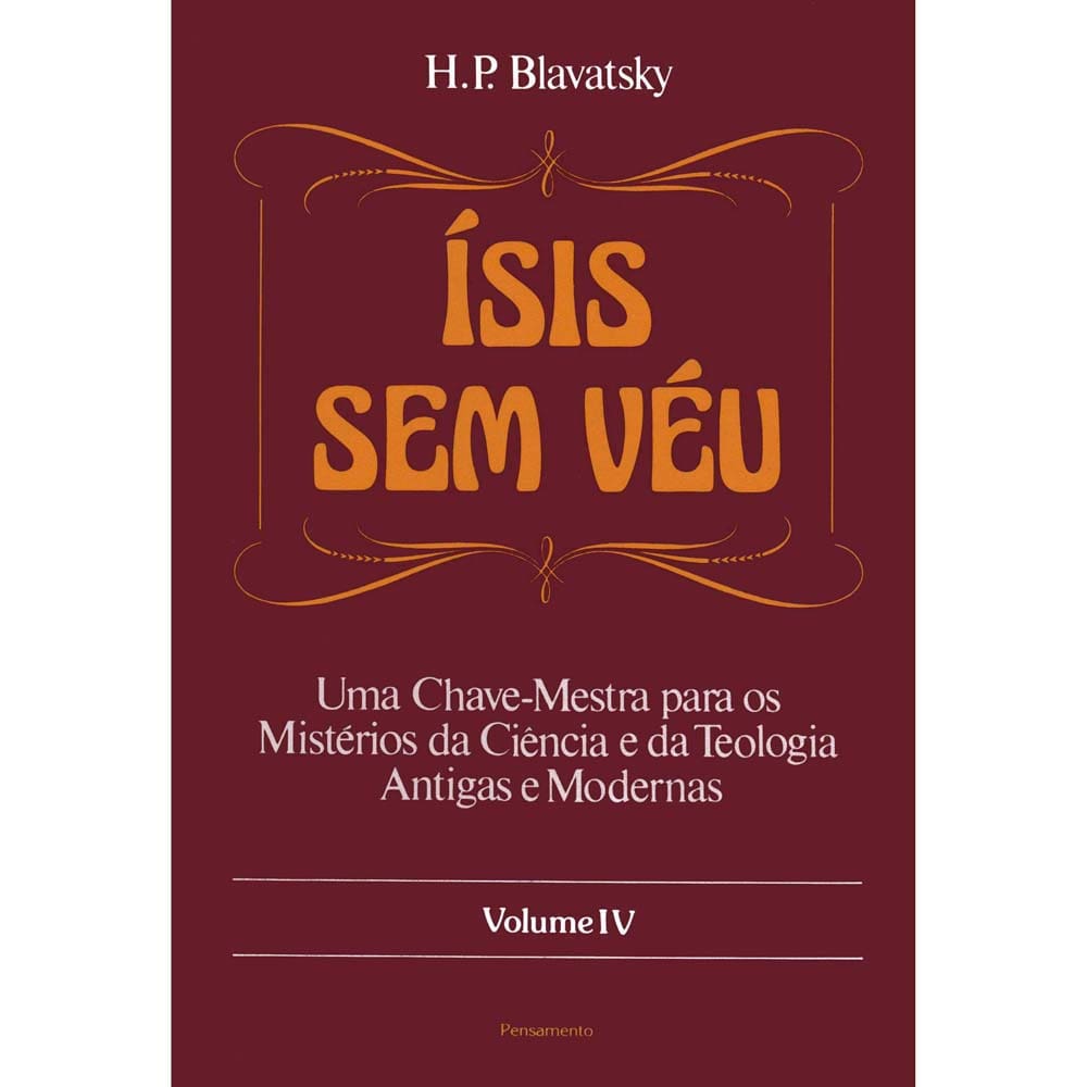 Livro - Ísis Sem Véu - Volume 04