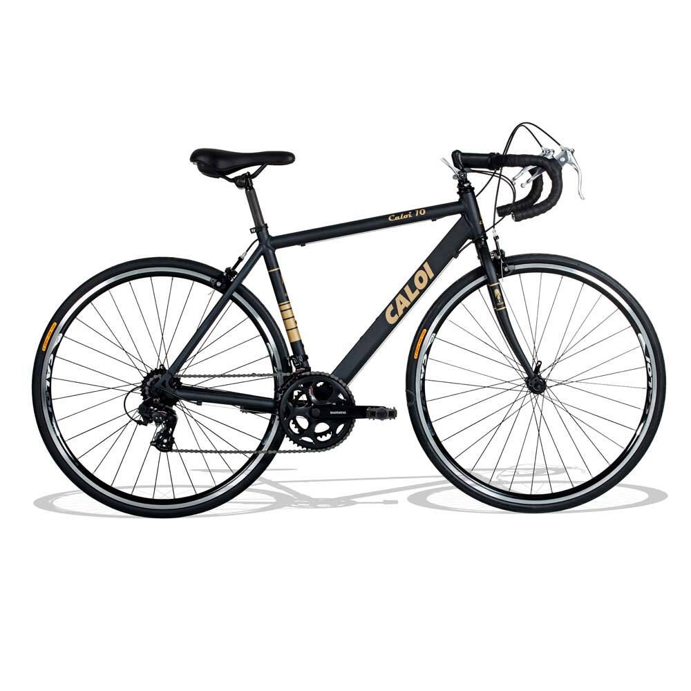 imagem-Bicicleta Aro 26 Caloi 10 Alumínio com 14 Marchas - Preto Fosco