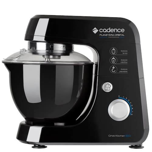 imagem-Batedeira Cadence Planetária Orbital Orbit Kitchen BAT600 600W - Preta - 110v