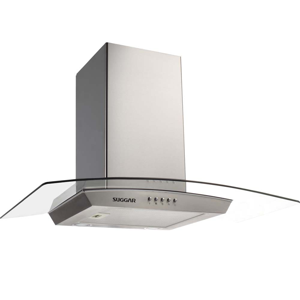 Coifa de Parede Suggar Esmeralda com 3 velocidades - 90 cm Inox - 220v