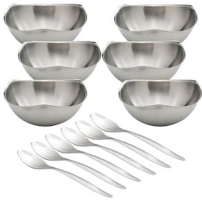 Conjunto para Sobremesa Tramontina Design Collection Tr.3s 64590000 em Aço Inox - 12 peças