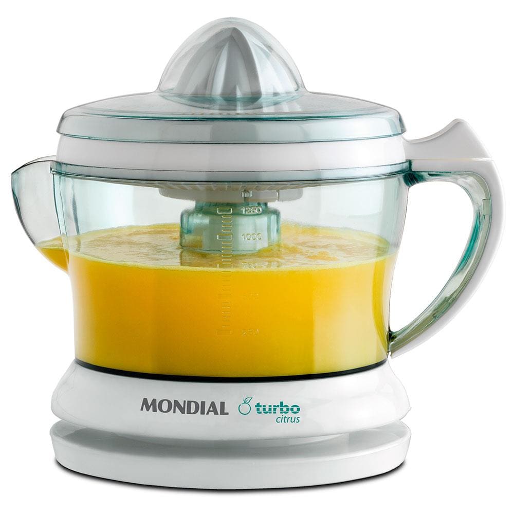 Espremedor Mondial Turbo Citrus Branco 25w E01 110v