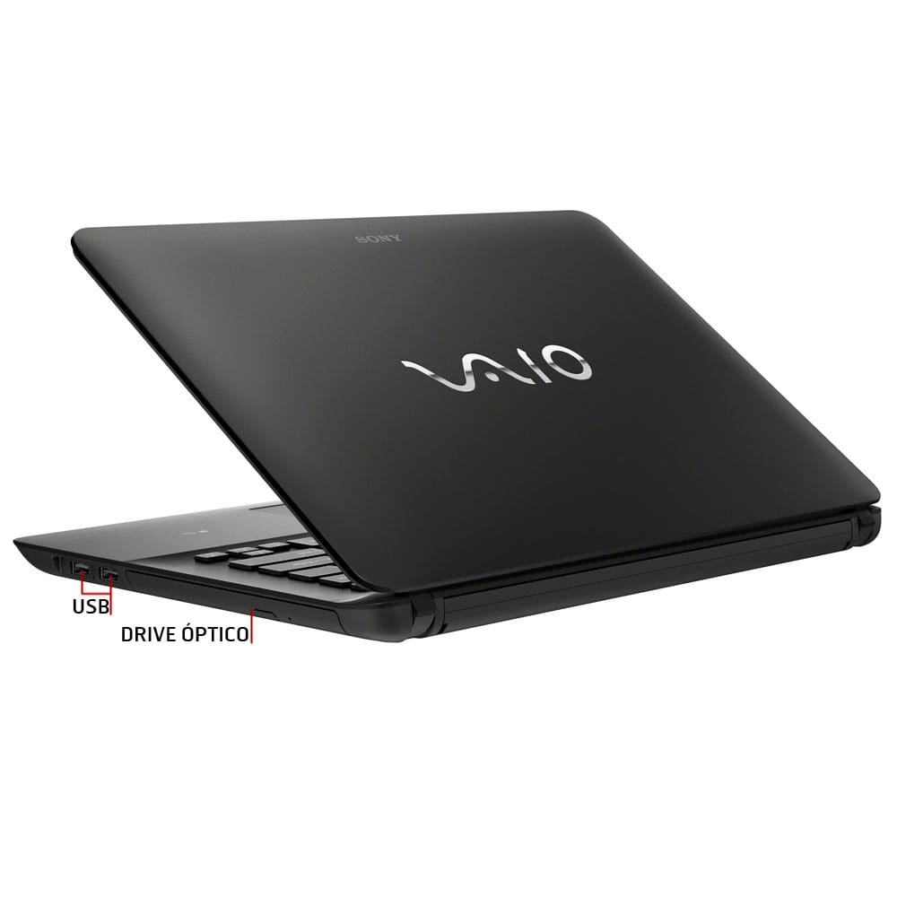 Notebook Touch Sony Vaio Fit SVF14215CBB | Casas Bahia