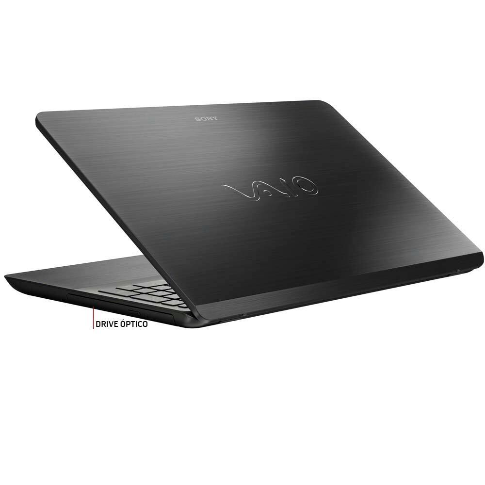 Notebook Sony Vaio Fit SVF15A17CBB com Intel® | Casas Bahia