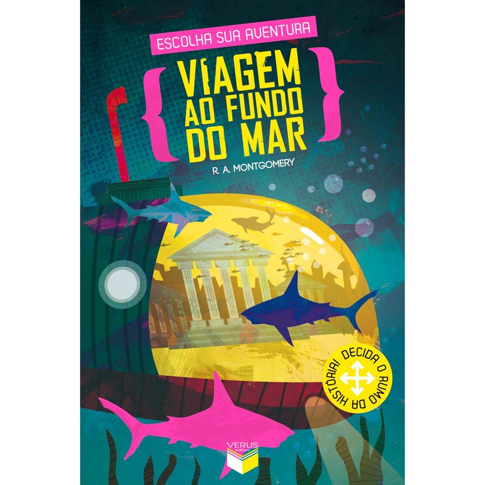 Livro - Escolha sua Aventura - Viagem ao Fundo do Mar - Volume 2 - R. A. Montgomery
