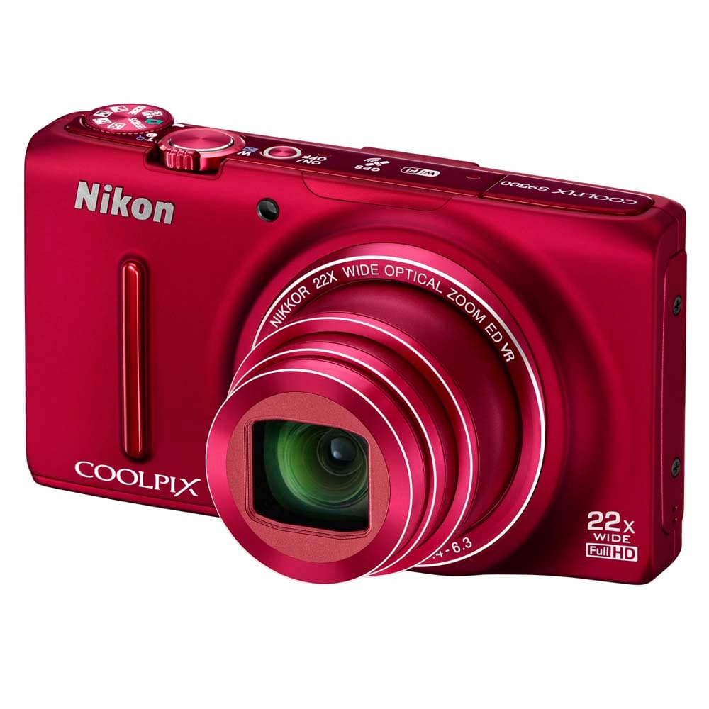 Câmera Digital Nikon Coolpix S9500 Vermelha | Casas Bahia