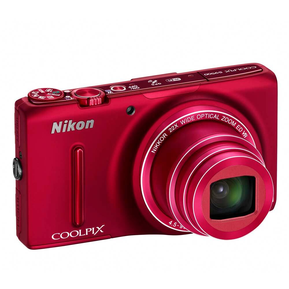 【美品 箱付き】ニコン Nikon COOLPIX S9500 Câmera Digital Nikon Coolpix S9500 Vermelha | Casas Bahia