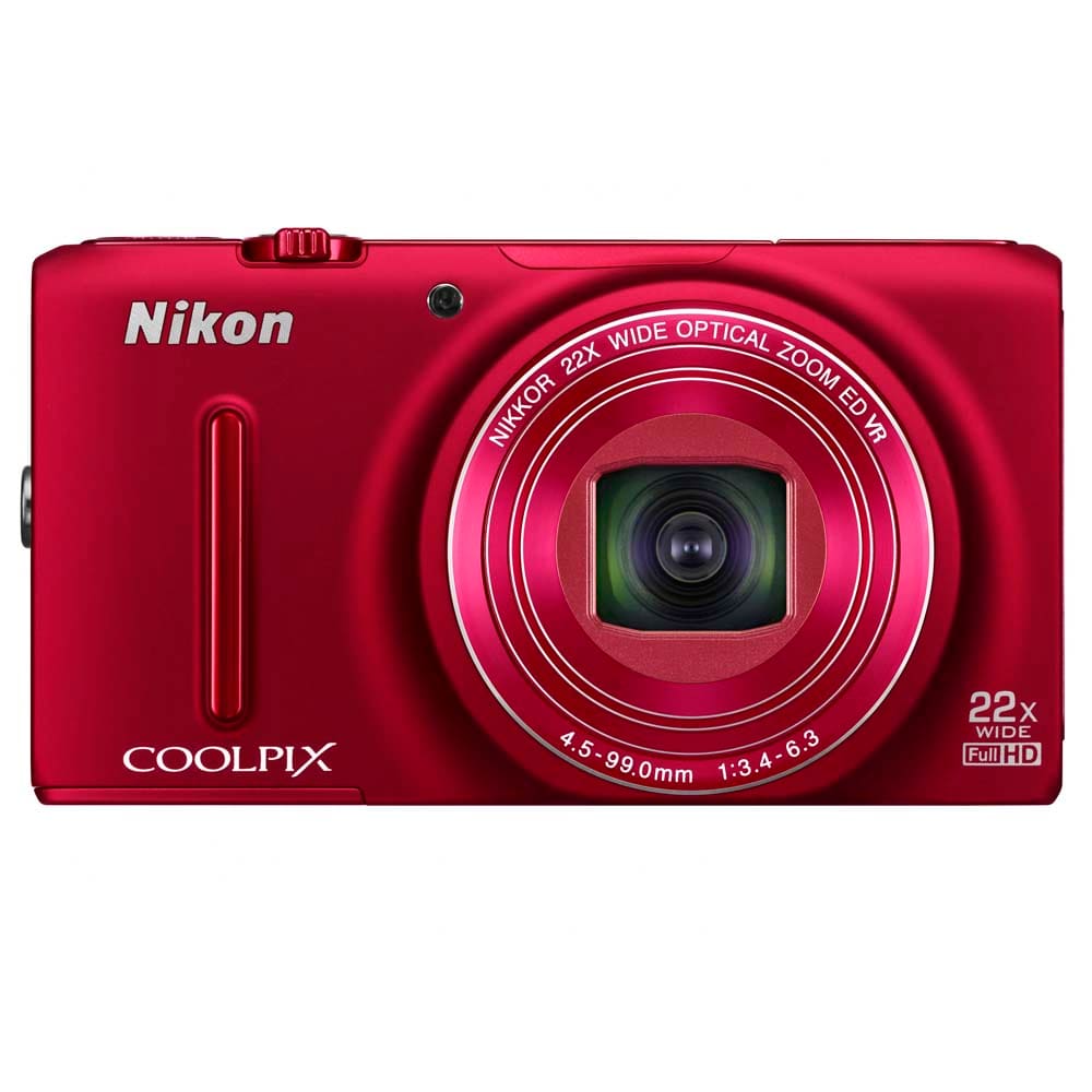 Câmera Digital Nikon Coolpix S9500 Vermelha | Casas Bahia