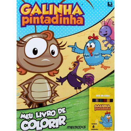 Livro - Galinha Pintadinha - Meu Livro de Colorir: | Casas Bahia