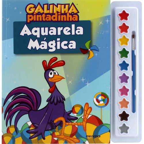 Livro - Aquarela Mágica - Galinha Pintadinha: Galo | Casas Bahia