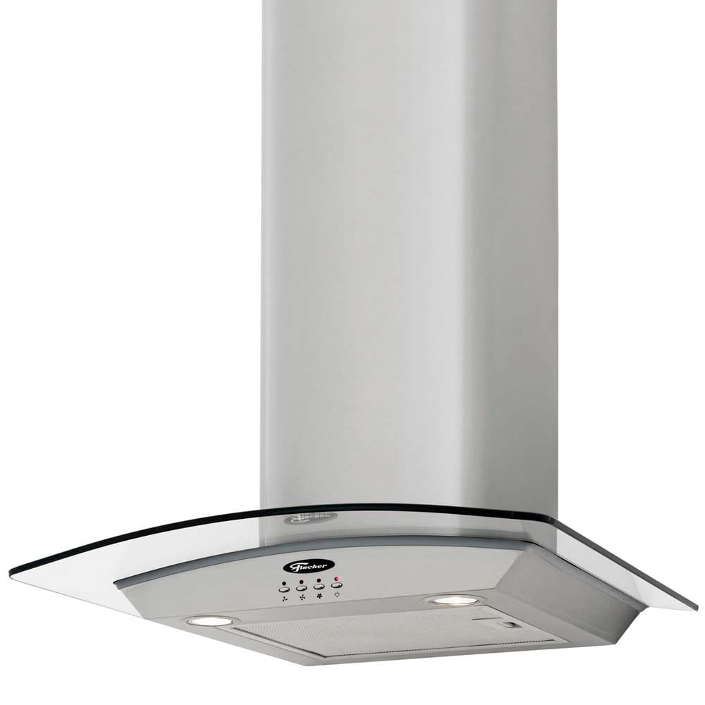 Coifa de Parede 60cm Talent 9347 Inox Vidro 110V - Fischer