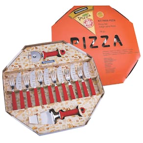 Conjunto para Pizza Tramontina 225099722 Vermelho - 14 peças