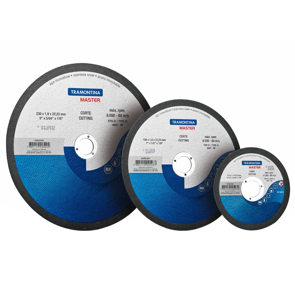 Disco de Corte Fino Aço Inoxidável Tramontina 7”
