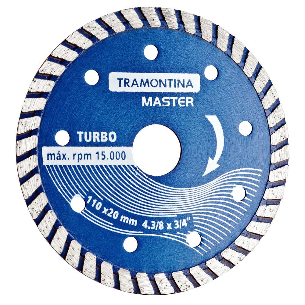 Disco de Corte Diamantado Tramontina Turbo 4.3/8”