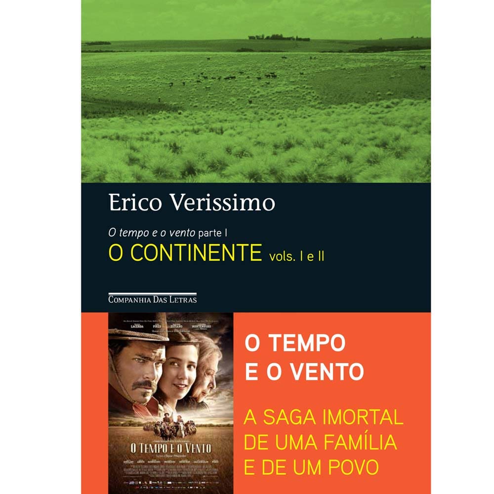 Livro - O Tempo e o Vento: Continente - (Parte 1) - Volumes 1 e 2 - Erico Verissimo