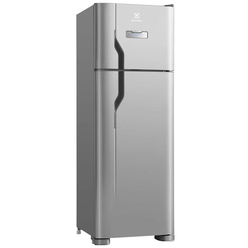 imagem-Refrigerador Electrolux Duplex DFX39 Frost Free com Painel Blue Touch e Espaço Extra Frio 310 L - Inox - 110v 