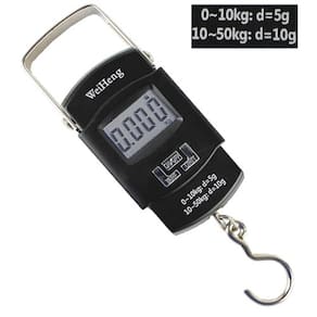 Balança Digital Portátil Gancho P/Pesca Mala 50 Kgs Cbr1046