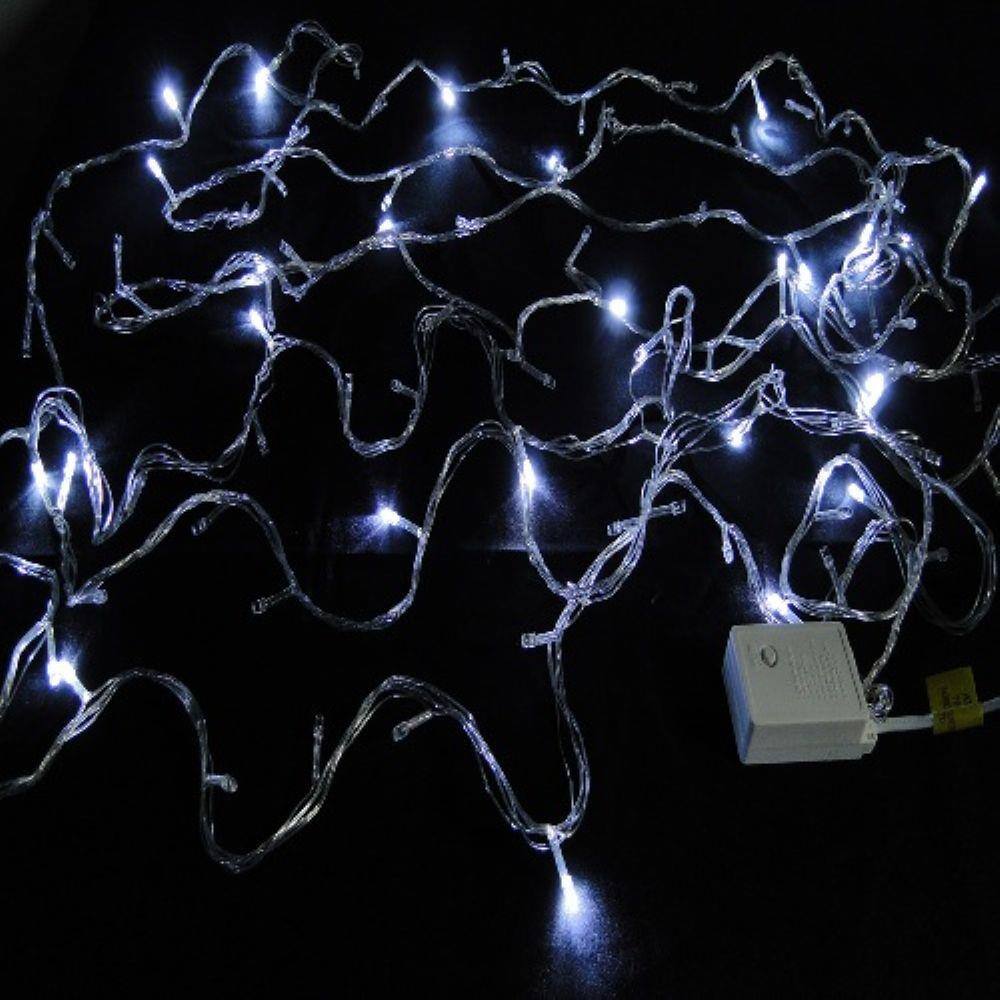 Cascata Luminosa Pisca Branca 4 Fases 100 Led Cod 1039