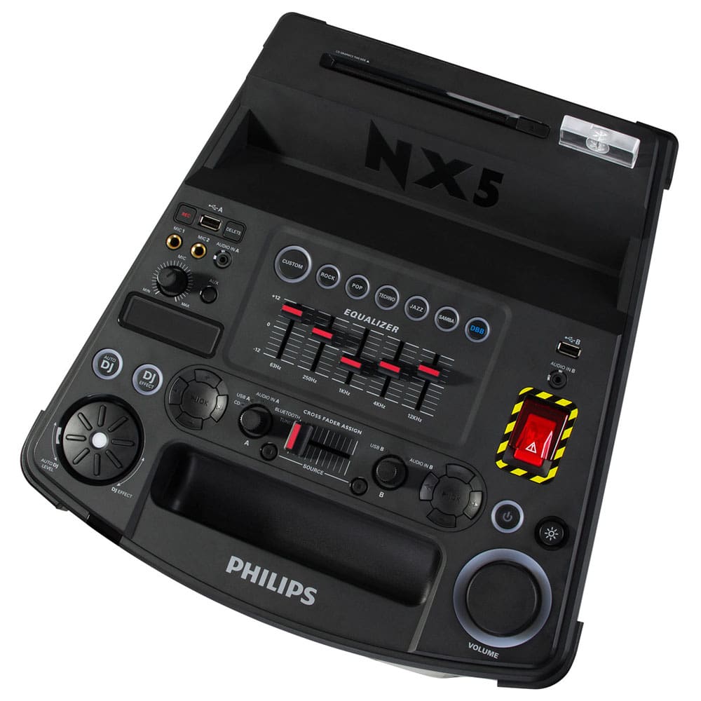 Mini System Hi-Fi Philips NTRX500X/78 com MP3, | Casas Bahia