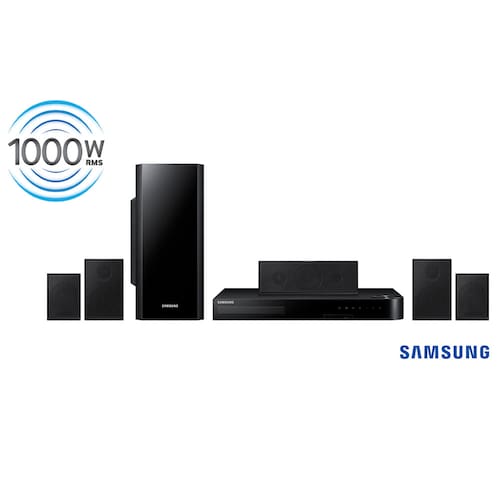 imagem-Home Theater Samsung HT-F5505K/ZD 5.1 Canais com Blu-ray 3D, Função Futebol, Karaokê, Bluetooth, Entrada USB, Cabo HDMI e Lê DVD – 1000 W
