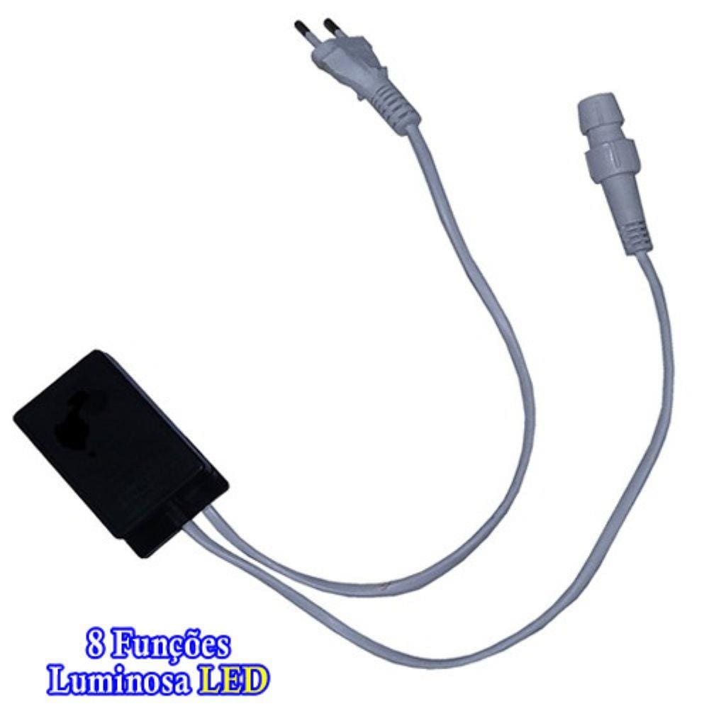 Controle Sequencial Mangueira Corda Luminosa Led 20 Mts 1226