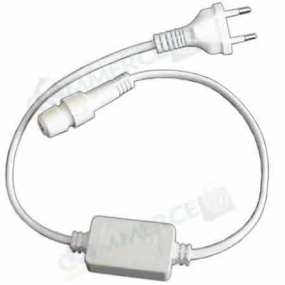 Cabo De Força Para Mangueira Ou Corda Luminosa Led 2 Vias Cod 1224