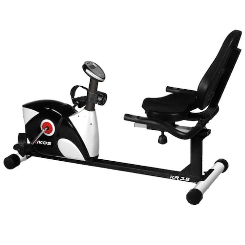 Bicicleta Ergométrica Magnética Horizontal Kiko's KR 3.8 - Preto/Branco Menor preço em Bicicleta Ergométrica Magnética Horizontal Kiko's KR 3.8 - Preto/Branco
