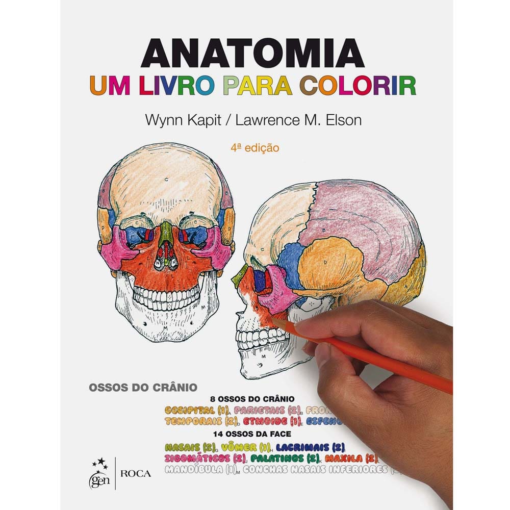 Livro - Anatomia: um Livro para Colorir - Wynn Kapit e Lawrence M. Elson