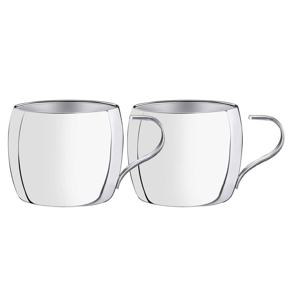 Jogo de Xícaras para Café Tramontina Aço Inox - 2 Peças